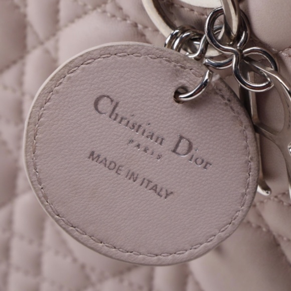 SOLD - Dior Quilted Cannage Pink Medium Lady Dior - Picture 5 of 8